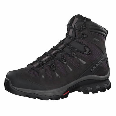 Grey/black hunting and backpacking boots