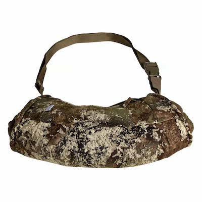 Cabela's brand camo hunting muff for cold weather