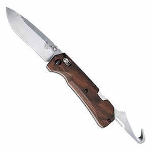 Skinning knife with guthook