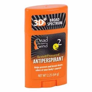 Orange stick of ScentPrevent deodorant