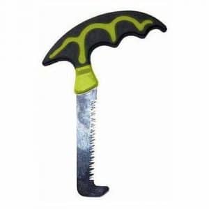 Small bone saw with green handle