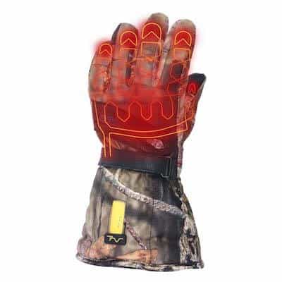 volt heat rechargeable camo glove