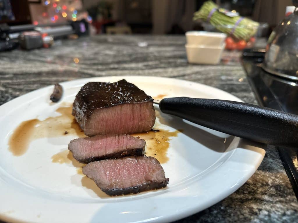healthy elk steak